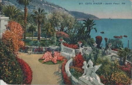 Frankreich - Cote d\’Azur - Jardin Fleuri - 1929 Frankreich - Cote d\’Azur - Jardin Fleuri - 1929