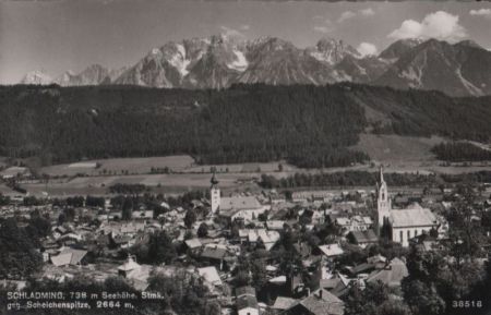 Österreich - Schladming - gegen Scheichenspitze - 1955 Österreich - Schladming - gegen Scheichenspitze - 1955