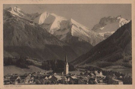 Oberstdorf - mit Krottenspitzen - ca. 1925 Oberstdorf - mit Krottenspitzen - ca. 1925