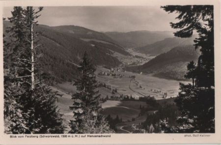 St. Blasien-Menzenschwand - Blick vom Feldberg - ca. 1955 St. Blasien-Menzenschwand - Blick vom Feldberg - ca. 1955
