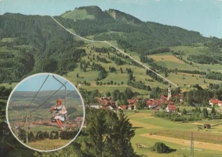 Nesselwang mit Alpspitzbahn - 1971 Nesselwang mit Alpspitzbahn - 1971