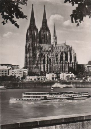 Köln - Dom und Rheinufer - ca. 1960 Köln - Dom und Rheinufer - ca. 1960