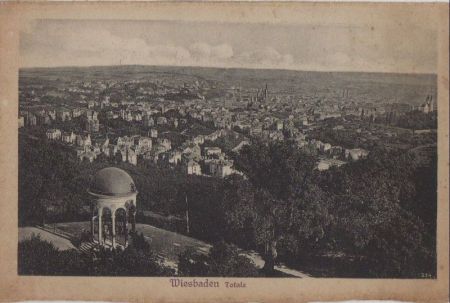 Wiesbaden - Totale - ca. 1950 Wiesbaden - Totale - ca. 1950