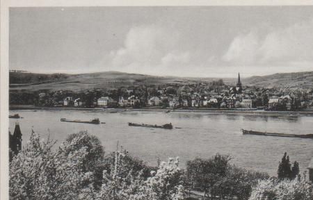 Blick v. Drachenfels auf Bonn Mehlem - ca. 1945 Blick v. Drachenfels auf Bonn Mehlem - ca. 1945