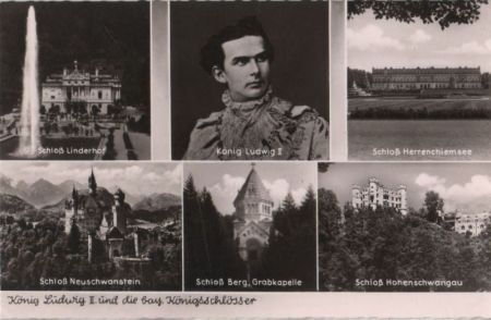 Bayern - Königsschlösser von König Ludwig II - ca. 1955 Bayern - Königsschlösser von König Ludwig II - ca. 1955