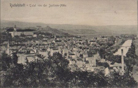 Rudolstadt - Total von Justinen-Höhe - ca. 1950 Rudolstadt - Total von Justinen-Höhe - ca. 1950