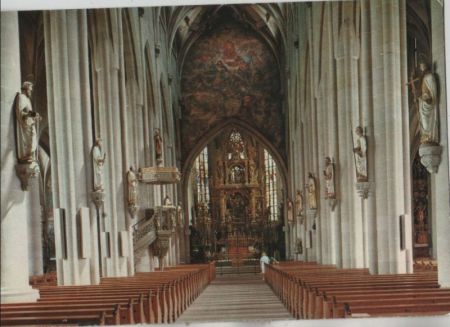 Überlingen - Inneres Münster-Basilika - ca. 1985 Überlingen - Inneres Münster-Basilika - ca. 1985