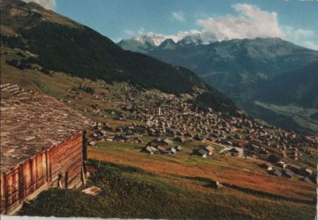 Schweiz - Verbier - Vue generale - 1973 Schweiz - Verbier - Vue generale - 1973