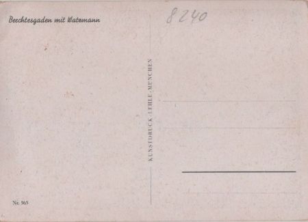 Berchtesgaden - mit Watzmann