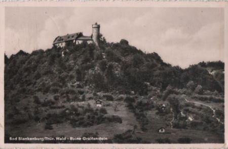 Bad Blankenburg - Ruine Greifenstein - 1967 Bad Blankenburg - Ruine Greifenstein - 1967