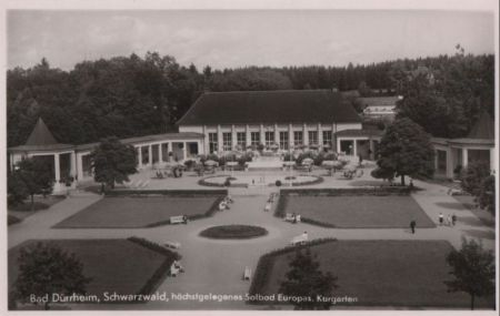 Bad Dürrheim - Kurgarten - ca. 1960 Bad Dürrheim - Kurgarten - ca. 1960