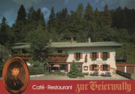 Österreich - Elbigenalp - Cafe-Restaurant Zur Geierwally - ca. 1990 Österreich - Elbigenalp - Cafe-Restaurant Zur Geierwally - ca. 1990