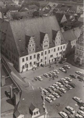 Meißen - Markt und Rathaus - 1978 Meißen - Markt und Rathaus - 1978