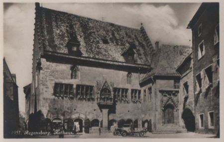 Regensburg - Rathaus - ca. 1950 Regensburg - Rathaus - ca. 1950