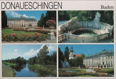 Donaueschingen - 4 Teilbilder - ca. 1995 Donaueschingen - 4 Teilbilder - ca. 1995