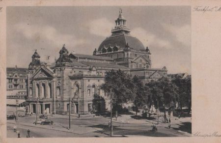 Frankfurt Main - Schauspielhaus - 1951 Frankfurt Main - Schauspielhaus - 1951