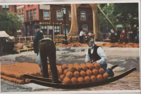 Niederlande - Alkmaar - Kaasmarkt - ca. 1955 Niederlande - Alkmaar - Kaasmarkt - ca. 1955