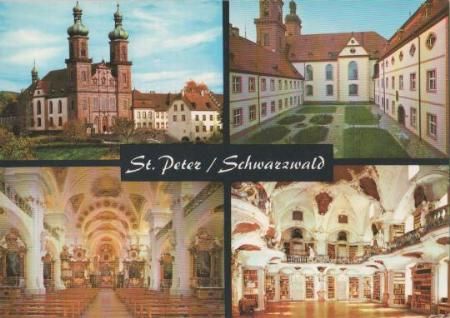 Schwarzwald - Sankt Peter - 4 Bilder - ca. 1985 Schwarzwald - Sankt Peter - 4 Bilder - ca. 1985