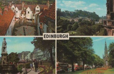 Großbritannien - Edinburgh - 4 Teilbilder - 1971 Großbritannien - Edinburgh - 4 Teilbilder - 1971