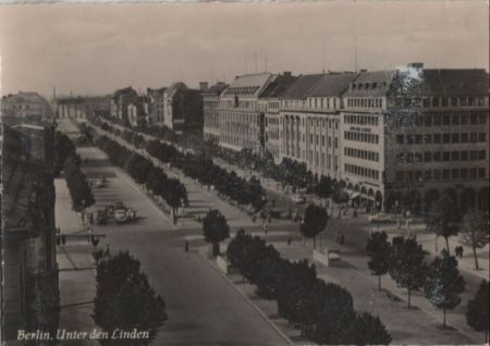 Berlin-Mitte, Unter den Linden - ca. 1960 Berlin-Mitte, Unter den Linden - ca. 1960