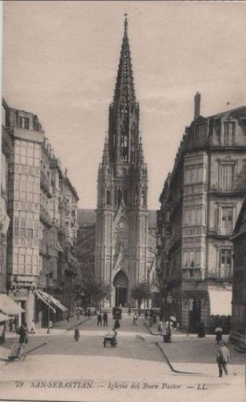 Spanien - San Sebastian - Iglesia del Buen Pastor - ca. 1925 Spanien - San Sebastian - Iglesia del Buen Pastor - ca. 1925