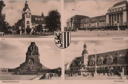 Leipzig - u.a. Altes Rathaus - ca. 1960 Leipzig - u.a. Altes Rathaus - ca. 1960