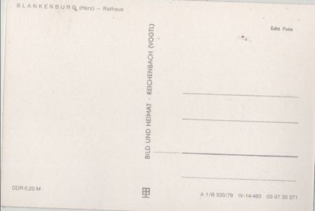 Blankenburg - Rathaus