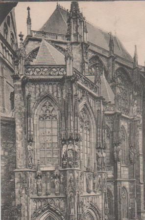 Aachen - Dom - Partie an Südseite - ca. 1925 Aachen - Dom - Partie an Südseite - ca. 1925