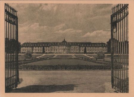 Ludwigsburg - Südseite des Schlosses - ca. 1950 Ludwigsburg - Südseite des Schlosses - ca. 1950