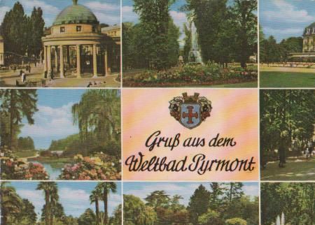 Gruß aus dem Weltbad Pyrmont - 1966 Gruß aus dem Weltbad Pyrmont - 1966