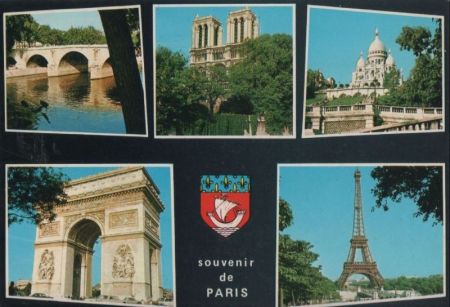 Frankreich - Paris - mit 5 Bildern - 1974 Frankreich - Paris - mit 5 Bildern - 1974