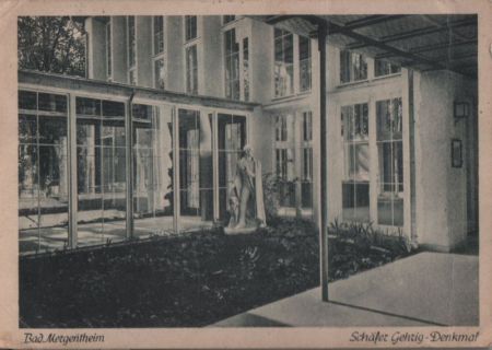 Bad Mergentheim - Schäfer Gehrig-Denkmal - 1951 Bad Mergentheim - Schäfer Gehrig-Denkmal - 1951