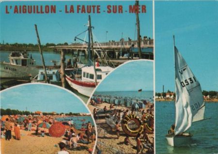 Frankreich - La Faute-sur-Mer - ca. 1975 Frankreich - La Faute-sur-Mer - ca. 1975