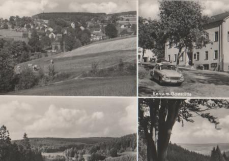 Klingenthal - Wohlhausen u.a. Konsum-Gaststätte - 1973 Klingenthal - Wohlhausen u.a. Konsum-Gaststätte - 1973