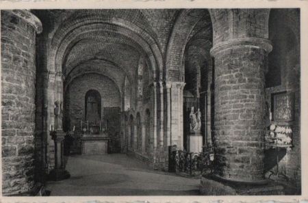 Belgien - Brügge Bruges - Onderkapel, Middenbeuk - ca. 1955 Belgien - Brügge Bruges - Onderkapel, Middenbeuk - ca. 1955