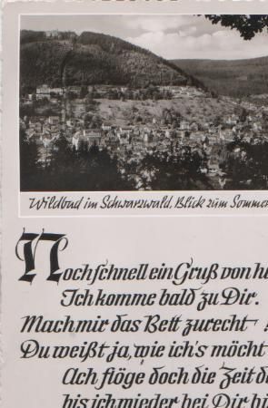 Bad Wildbad - Blick z. Sommerberg - 1970 Bad Wildbad - Blick z. Sommerberg - 1970