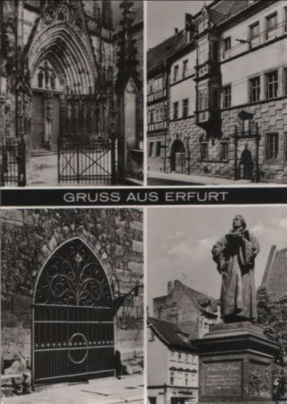 Erfurt - u.a. Lutherdenkmal - 1980 Erfurt - u.a. Lutherdenkmal - 1980