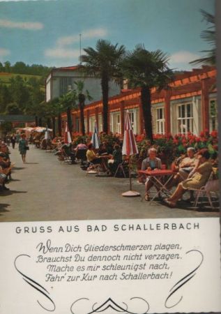 Österreich - Bad Schallerbach - Kurpromenade, Palmengarten - 1973 Österreich - Bad Schallerbach - Kurpromenade, Palmengarten - 1973