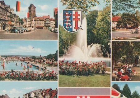 Bad Hersfeld u.a. Schwimmbad - 1963 Bad Hersfeld u.a. Schwimmbad - 1963