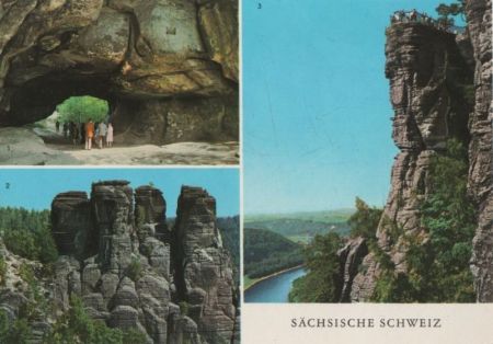Sächsische Schweiz - u.a. Basteiaussicht - 1985 Sächsische Schweiz - u.a. Basteiaussicht - 1985