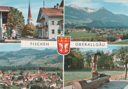 Fischen im Allgäu - mit 4 Bildern - ca. 1980 Fischen im Allgäu - mit 4 Bildern - ca. 1980