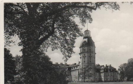 Karlsruhe - Schloßgarten, Schloß - 1953 Karlsruhe - Schloßgarten, Schloß - 1953