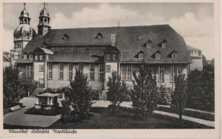 Clausthal-Zellerfeld - Marktkirche - 1950 Clausthal-Zellerfeld - Marktkirche - 1950