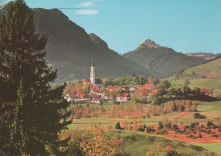 Pfronten - Vilstal mit Sorgschrofen - 1979 Pfronten - Vilstal mit Sorgschrofen - 1979