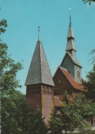 Goslar - Hahnenklee-Bockswiese - Stabkirche - 1968 Goslar - Hahnenklee-Bockswiese - Stabkirche - 1968