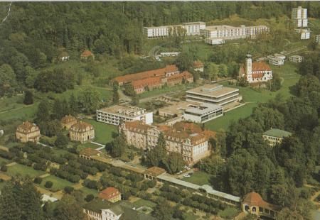 Bad Brückenau Kurhaus - Luftbild - 1978 Bad Brückenau Kurhaus - Luftbild - 1978
