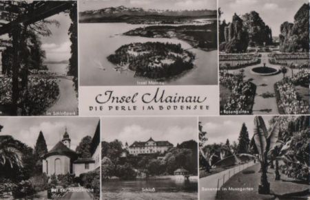 Mainau - u.a. Bei der Schloßkirche - 1960 Mainau - u.a. Bei der Schloßkirche - 1960