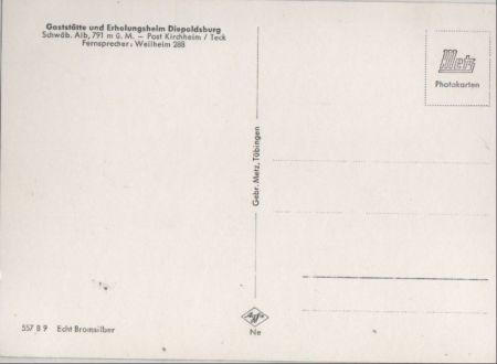 Kirchheim unter Teck - Gaststätte Diepoldsburg