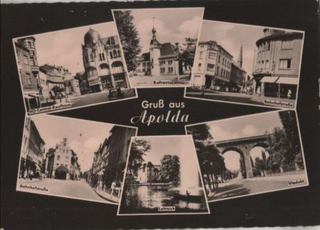 Apolda - u.a. Viadukt - 1964 Apolda - u.a. Viadukt - 1964