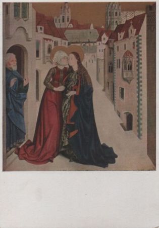 Wolfrum - Begegnung der Frauen - ca. 1960 Wolfrum - Begegnung der Frauen - ca. 1960